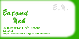 botond meh business card